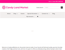 Tablet Screenshot of candylandmarket.com